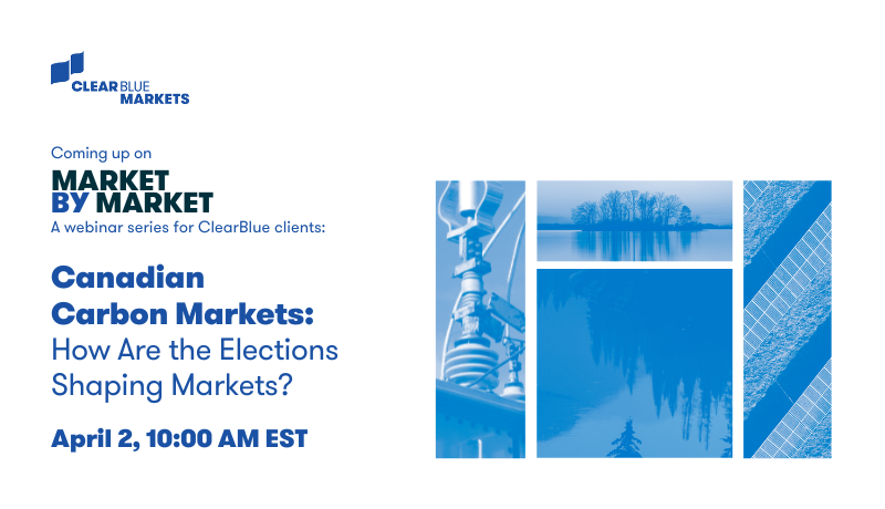 Canadian Carbon Markets Update April 2