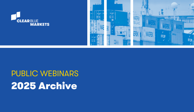 Download ClearBlue webinars that you may have missed