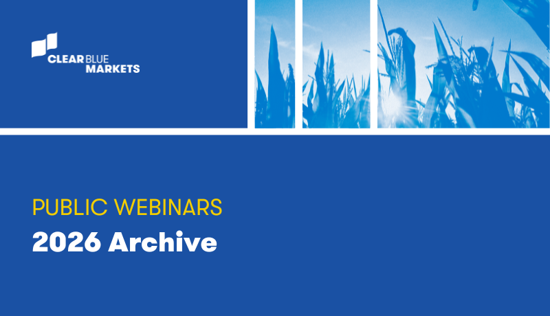 ClearBlue's 2026 Public Webinar Archive