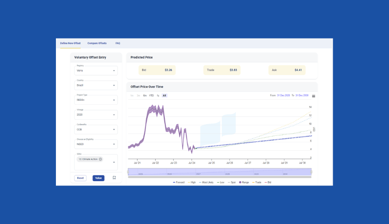 ClearBlue Enhances Offset Price Discovery with New Confidence Score