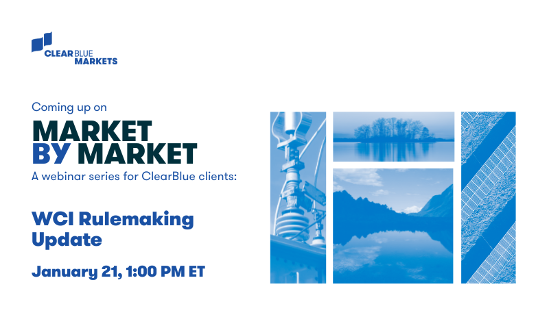 WCI Rulemaking Update