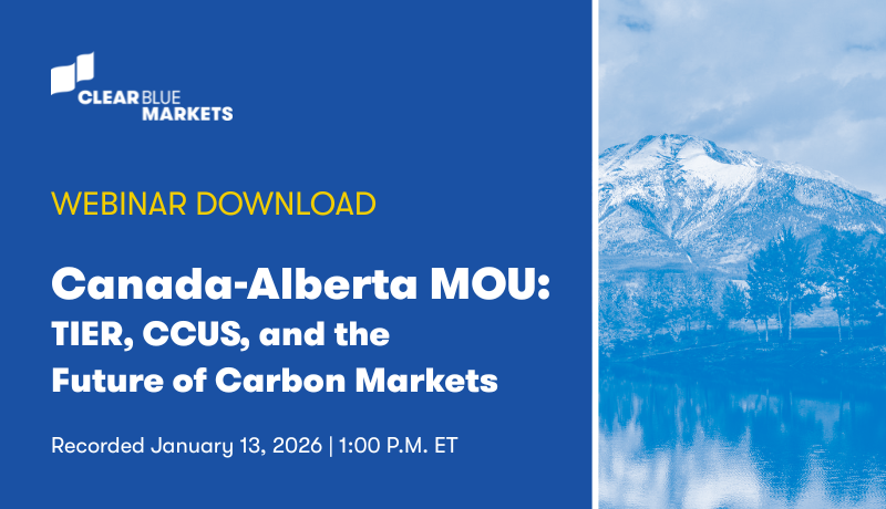 Canada-Alberta MOU: TIER, CCUS, and the Future of Carbon Markets