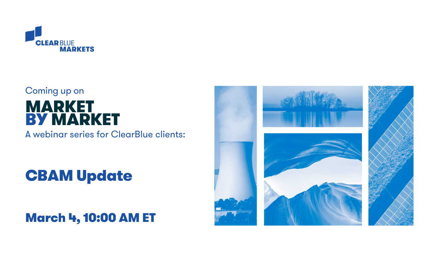 Market by Market: CBAM Update