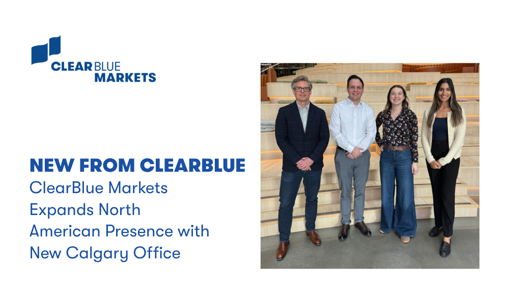 ClearBlue Markets Expands North American Presence with New Calgary Office