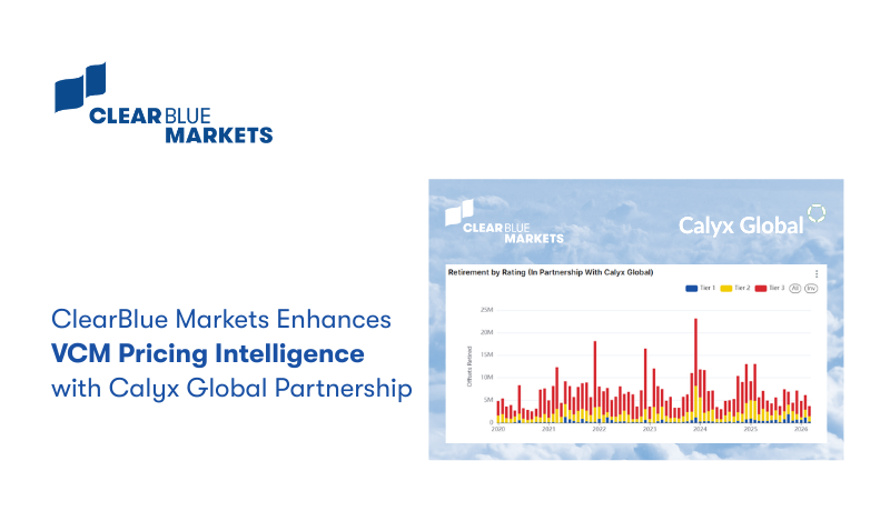 ClearBlue Markets Enhances VCM Pricing Intelligence with Calyx Global Partnership