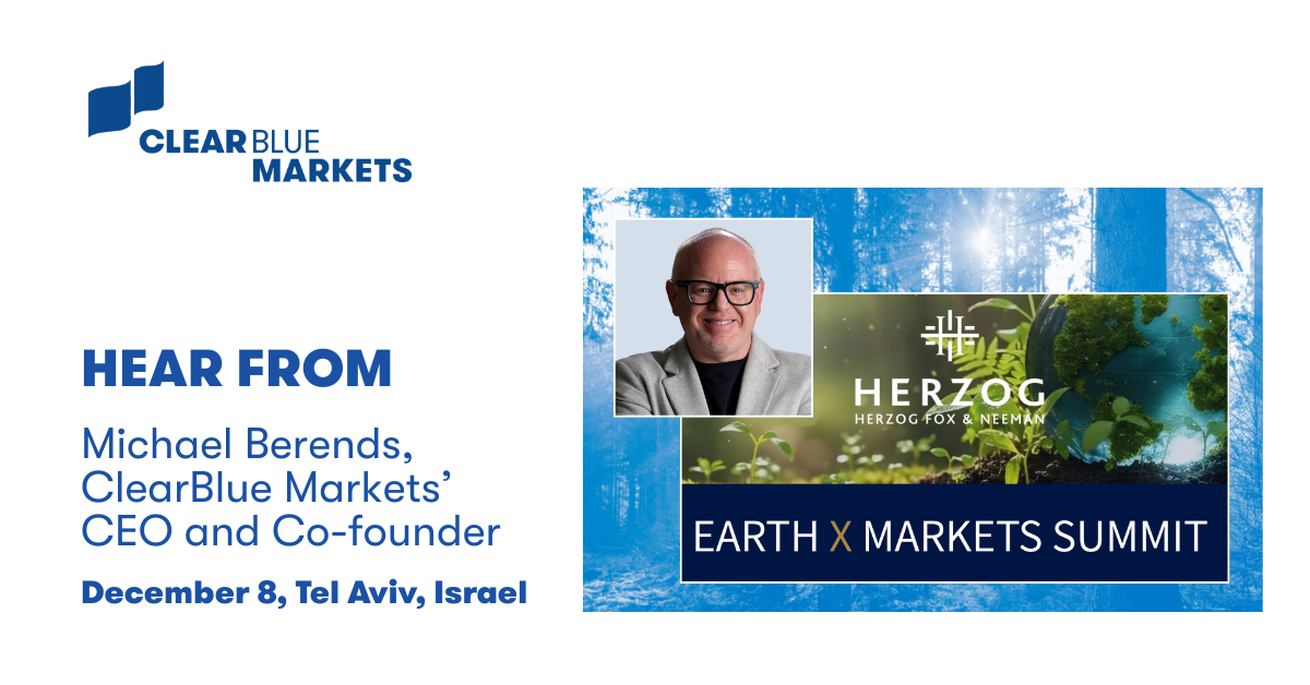 ClearBlue's Michael Berends Speaking in Tel Aviv