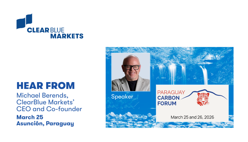 ClearBlue Markets to present at the Paraguay Carbon Forum